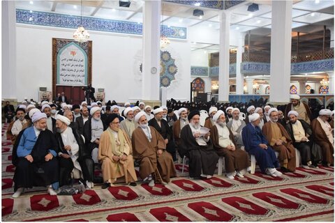 تصاویر/ گردهمایی بزرگ طلاب و روحانیون استان گیلان در استقبال از ماه مبارک رمضان