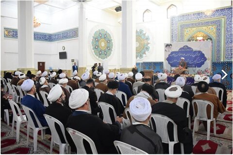تصاویر/ گردهمایی بزرگ طلاب و روحانیون استان گیلان در استقبال از ماه مبارک رمضان