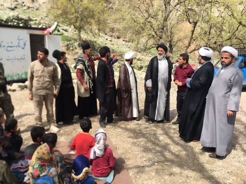 بازدید نماینده ولی فقیه در خوزستان از روستای تِزار شهرستان لالی