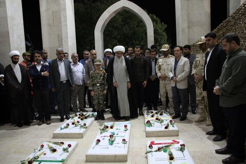 تصاویر/ افتتاح یادمان شهدای خوشنام پارک شغاب بوشهر