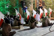 تصاویر/ مناجات زائران و خادمان الشهدا در یادمان شهدای هویزه