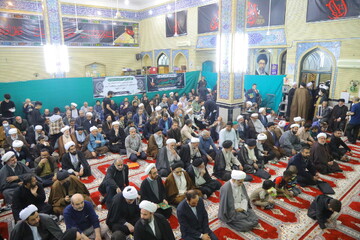 تصاویر/ مراسم بزرگداشت مرحوم آیت‌الله حبیب الله طاهری آکردی در قم