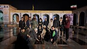 سال تحویل زائران کاشانی در یادمان شهدای عشایر عرب + عکس