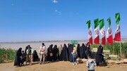 تصاویر/ حضور اروان راهیان نور کاشان در مناطق عملیاتی کربلای ۴ و ۵ و شهدای عشایر
