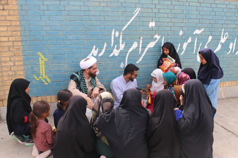 اردوی جهادی فرهنگی طلاب در روستاهای شهرستان ایذه