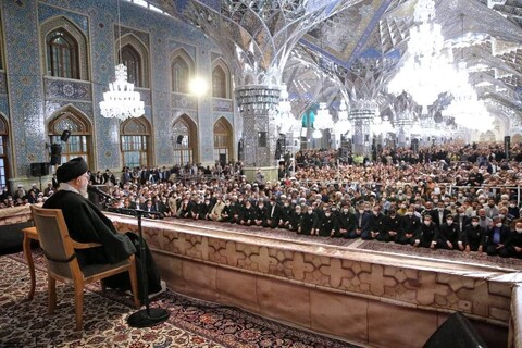 عید نوروز پر مشہد مقدس میں رہبر انقلاب کا اہم سالانہ خطاب