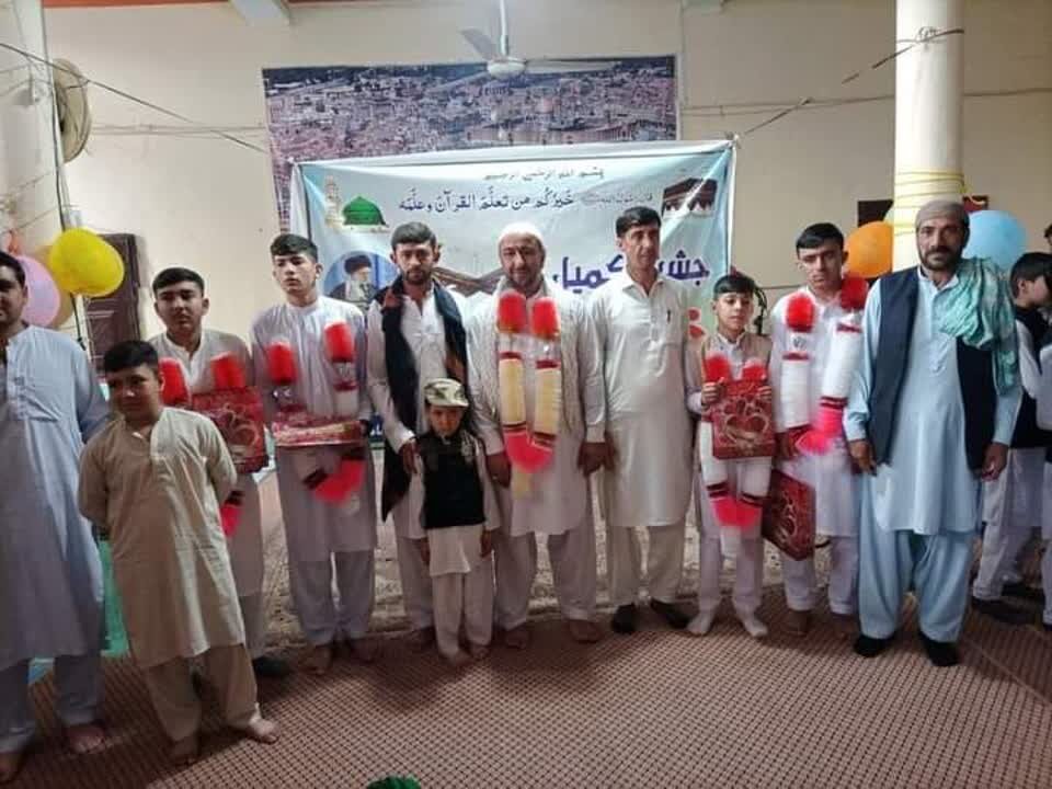 بقیت الله قرآن سنٹر میں طلباء کے ختم قرآن کی مناسبت سے جشن کا اہتمام