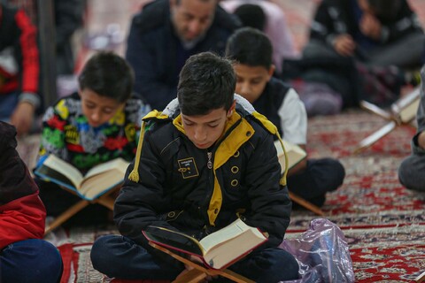 مراسم جزء خوانی قرآن روزه اولی ها در اصفهان