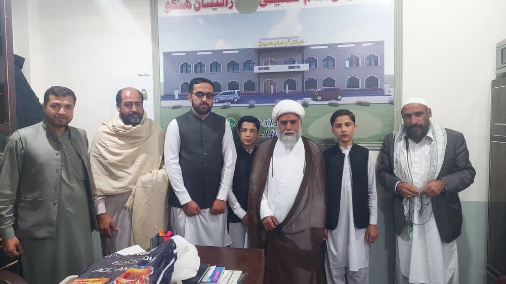 مدرسہ دار القرآن امام خمینی رئیسان کے طلباء کی معروف عالم دین علامہ جمارانی سے ملاقات