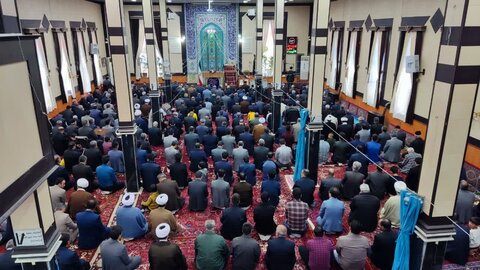 تصاویر/ آیین عبادی سیاسی نماز جمعه چهاربرج
