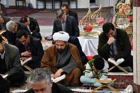 تصاویر/ پنجمین روز از محفل جزء خوانی قرآن کریم در خوی