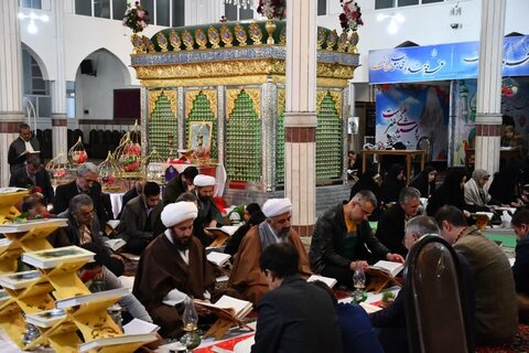 تصاویر/ پنجمین روز از محفل جزء خوانی قرآن کریم در خوی