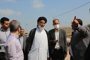 حضور امام جمعه اهواز در بین مردم روستاهای مسیر تصفیه شکر شهرستان باوی