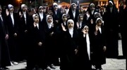 فیلم| اجرای سرود "سلام یا زهرا" در ساحل بندر دیّر