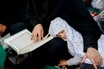 تصاویر/ ترتیل خوانی قرآن کریم در مسجد گوهرشاد حرم مطهر رضوی