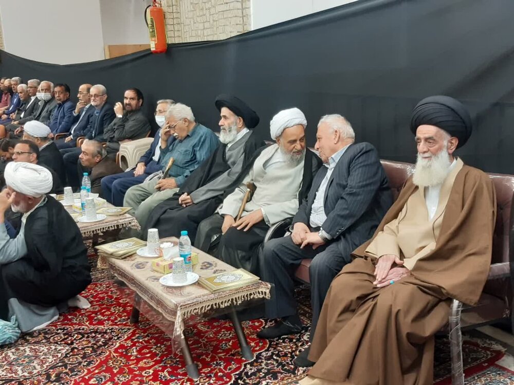هفدهمین سالگرد ارتحال آیت الله یثربی در کاشان برگزار شد+عکس