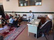 تصاویر / محفل انس با قرآن در مدرسه علمیه سفیران هدایت همدان