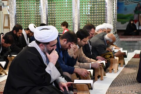 تصاویر/ محفل جزء خوانی قرآن کریم هفتمین روز ماه مبارک رمضان در خوی