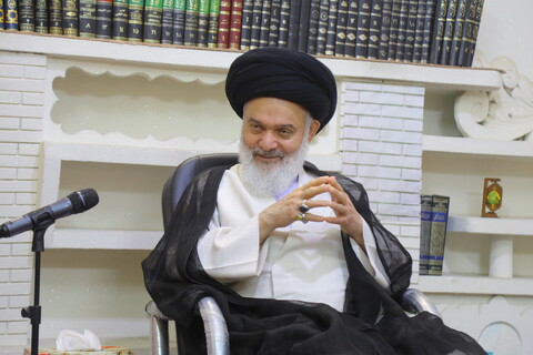 تصاویر / دیدار نایب رئیس هیئت مدیره مخابرات ایران با آیت الله حسینی بوشهری