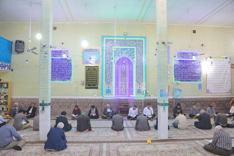 تصاویر / آئین ترتیل خوانی قرآن کریم در مسجد حضرت علی اصغر (ع) قم