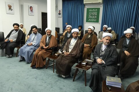 تصاویر/ دیدار مدیر ومعاونین مر کز مدیریت حوزه علمیه استان قزوین با نماینده ولی فقیه در استان قزوین