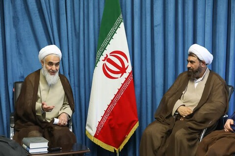 تصاویر/ دیدار مدیر ومعاونین مر کز مدیریت حوزه علمیه استان قزوین با نماینده ولی فقیه در استان قزوین