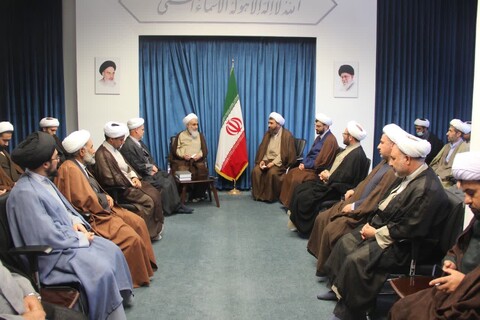 تصاویر/ دیدار مدیر ومعاونین مر کز مدیریت حوزه علمیه استان قزوین با نماینده ولی فقیه در استان قزوین