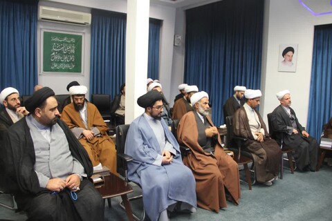 تصاویر/ دیدار مدیر ومعاونین مر کز مدیریت حوزه علمیه استان قزوین با نماینده ولی فقیه در استان قزوین