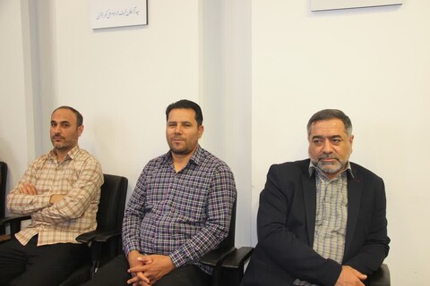 تصاویر/ دیدار مدیر ومعاونین مر کز مدیریت حوزه علمیه استان قزوین با نماینده ولی فقیه در استان قزوین