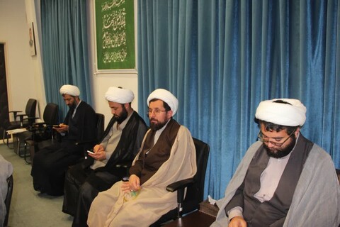 تصاویر/ دیدار مدیر ومعاونین مر کز مدیریت حوزه علمیه استان قزوین با نماینده ولی فقیه در استان قزوین