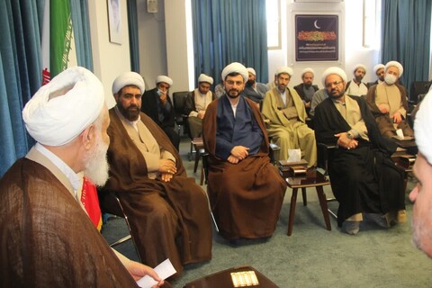 تصاویر/ دیدار مدیر ومعاونین مر کز مدیریت حوزه علمیه استان قزوین با نماینده ولی فقیه در استان قزوین