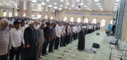 تصاویر/ اقامه نماز جمعه در بندر دیّر