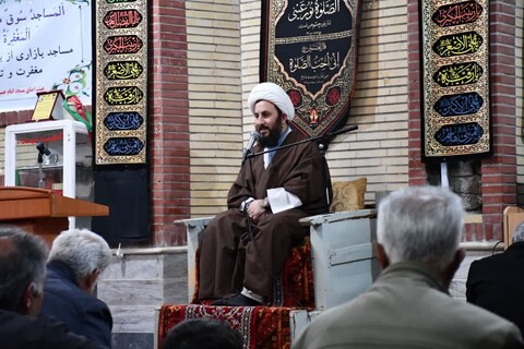 تصاویر/ حضور امام جمعه شهرستان خوی در مسجد امام حسین (ع) کوی صفا