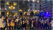 برگزاری مراسم افطاری در میدان شهرداری والنسیا