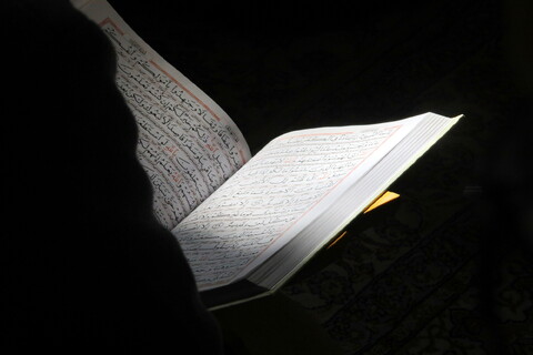 تصاویر/ مراسم ترتیل خوانی قرآن در حرم کریمه اهل بیت (ع)