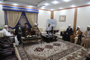 نجف اشرف عراق کے علماء کے وفد کا دورہ جامعہ عروۃ الوثقیٰ