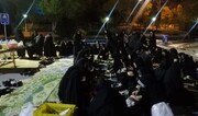 مراسم افطاری طلاب بین الملل جامعةالزهرا در بوستان علوی