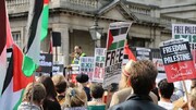 برطانیہ میں اسرائیل کے خلاف احتجاج