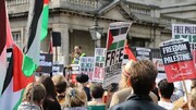 ब्रिटेन में इज़राइल के खिलाफ विरोधी प्रदर्शन