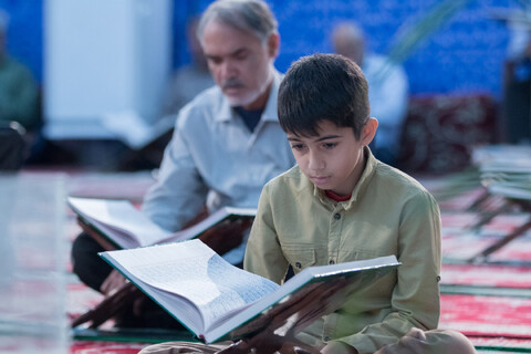 حضور کودکان و نوجوانان در دوازدهمین دوره ترتیل خوانی نوای ملکوت بوشهر