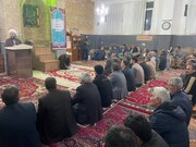 تصاویر/ حضور امام جمعه خوی در مسجد پیامبر اعظم (ص) شهرک ولیعصر