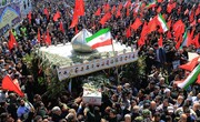 پیکر شهیدان «میلاد حیدری» و «مقداد مهقانی» در تهران تشییع شد