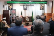 تصاویر| دیدار نوروزی شهردار، معاونین و اعضای شورای اسلامی با عضو جامعه روحانیت شیراز