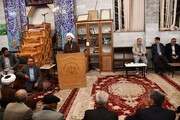 تصاویر/ حضور امام جمعه شهرستان خوی در روستای زاویه حسن خان