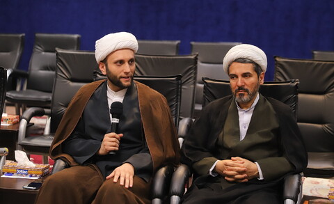 تصاویر/ دیدار مدیر و معاونان حوزه علمیه قزوین با آیت الله اعرافی