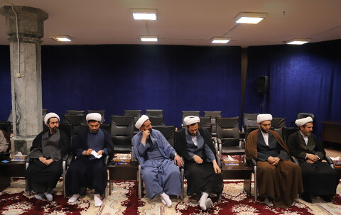 تصاویر/ دیدار مدیر و معاونان حوزه علمیه قزوین با آیت الله اعرافی