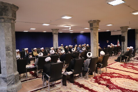 تصاویر/ دیدار مدیر و معاونان حوزه علمیه قزوین با آیت الله اعرافی