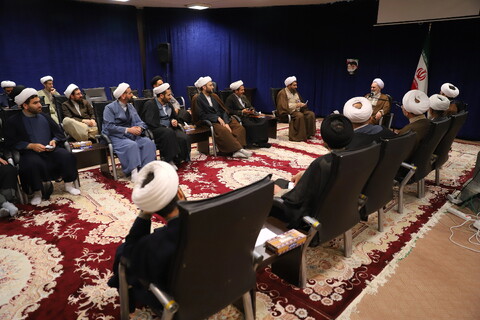 تصاویر/ دیدار مدیر و معاونان حوزه علمیه قزوین با آیت الله اعرافی