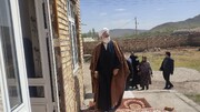 تصاویر/ بازدید نماینده ولی فقیه در بنیاد مسکن از مناطق زلزله زده خوی