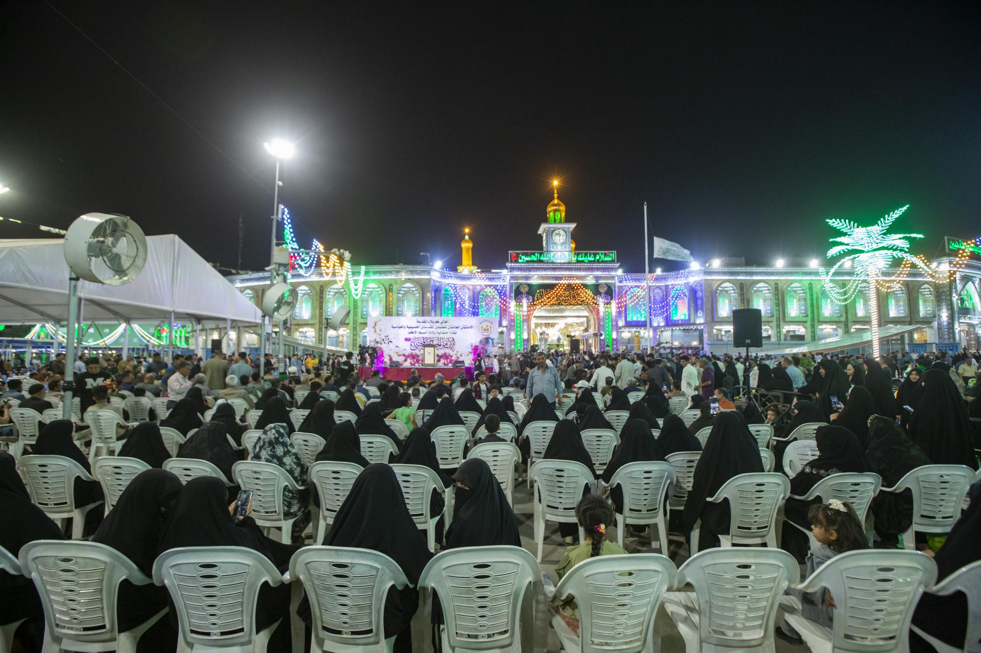 تصاویر/ جشن ولادت امام حسن مجتبی (ع) در بین الحرمین کربلای معلی